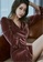 Crystal Korea Fashion pink South Korea's new velvet slim party dress A4D91AA2BCC2C4GS_4