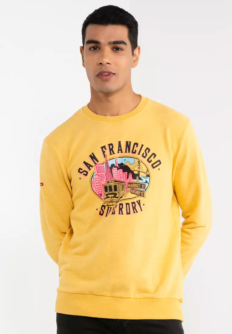 Buy Superdry Vintage City Souvenir Crew Sweatshirt - Original