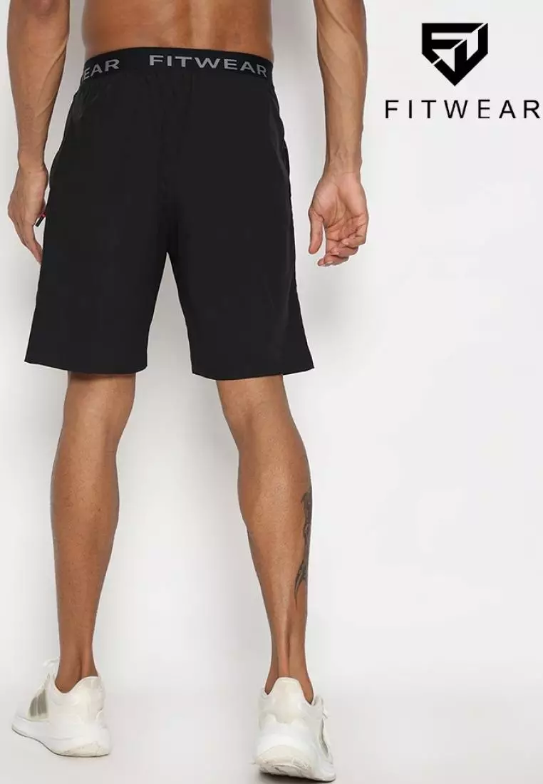 Fitwear - Celana Lari Dryfit Pria FITWEAR DYLAN PRINTED WAIST (FITWEAR) - BLACK