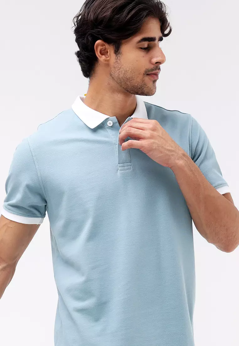 Cvc Collared Shirt Pique