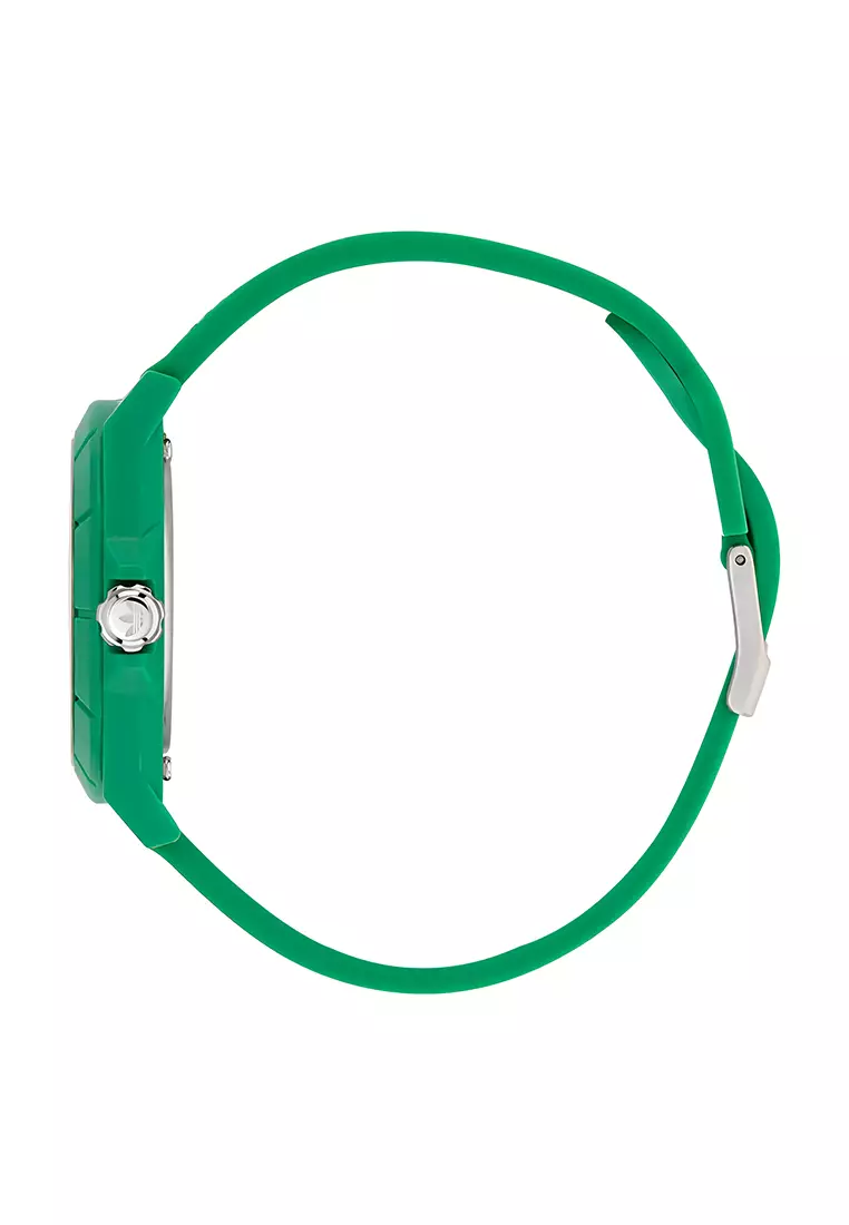 Adidas Gents Project Four - Jam Tangan Analog Pria - Green Rubber Strap - AOST24572