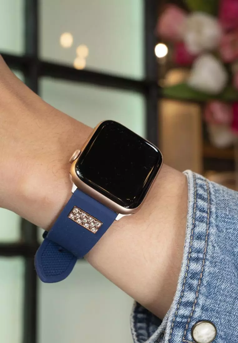 Guess watch blue band top