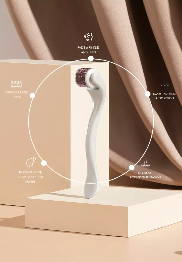 The Derma Roller | 540 Titanium Microneedle Facial Tool