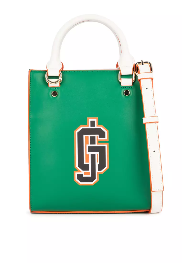 Tory Burch Elia Chain shoulder bag in green nylon