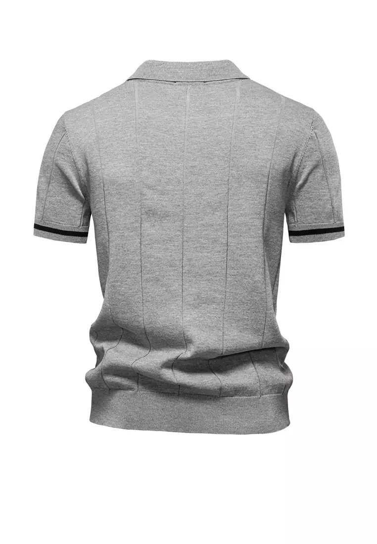 Business Textured Polo Shirt AX-PSD8037