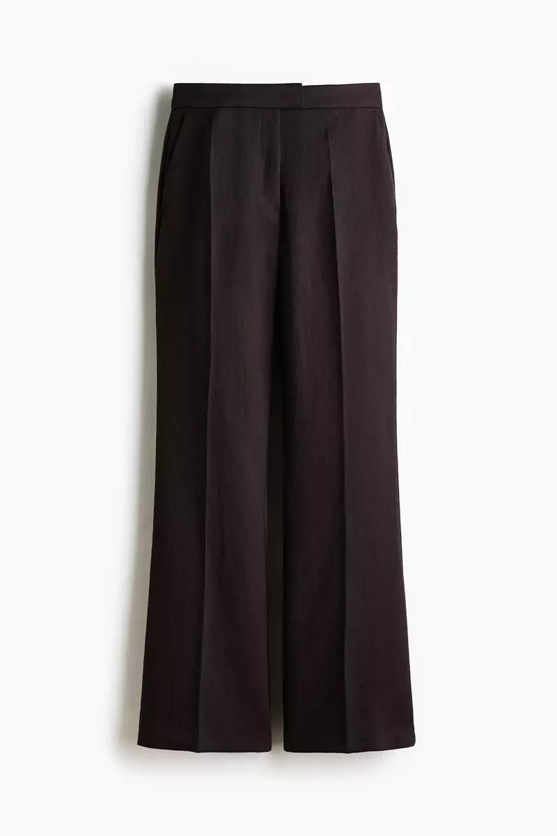 Bootcut tailored trousers