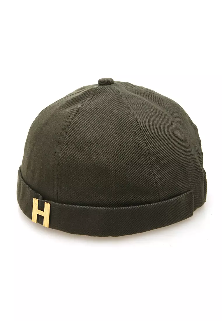 Kai Topi Peci Miki Hat Polos Pria Wanita Uniqe Design Material Cotton ORIGINAL - Army