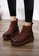 Twenty Eight Shoes brown Platform Cow Leather Boots QB183-9 4D658SHF8CF4C5GS_3