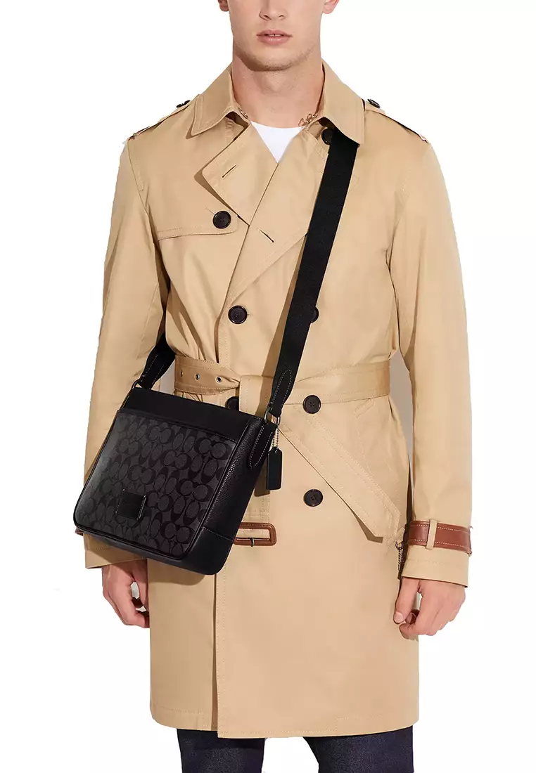 Canvas crossbody bag men top