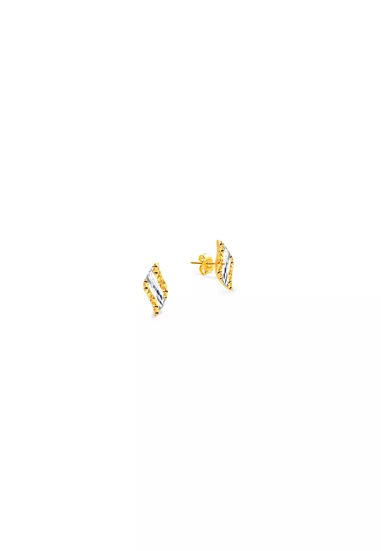 916/22K Gold Earrings S140