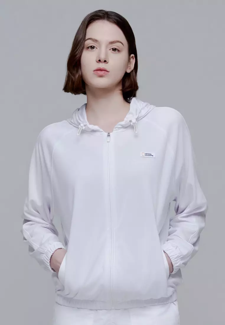 Women's Graphic Mesh Zip Up Jacket