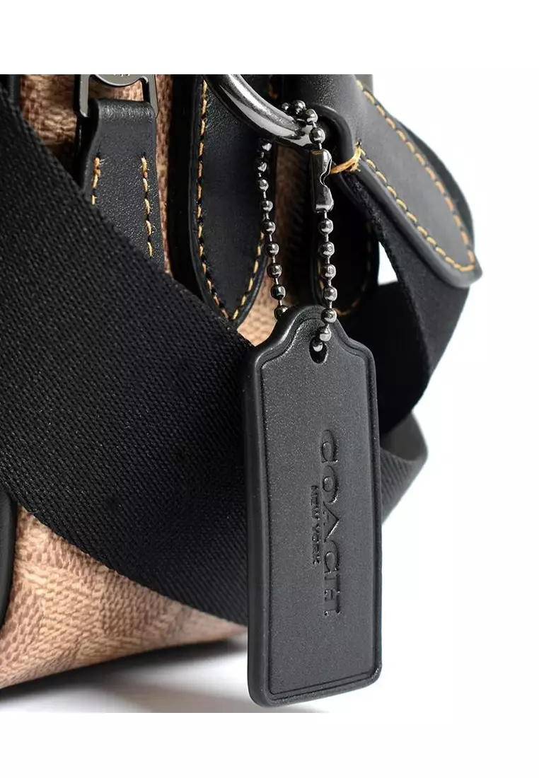 Mens Graham Crossbody Bag - Tan Brown