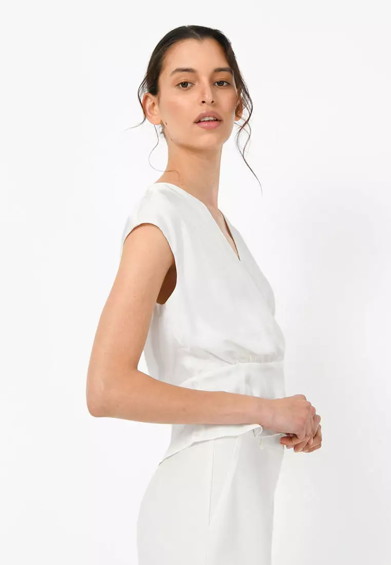 Venus peplum sweater hotsell