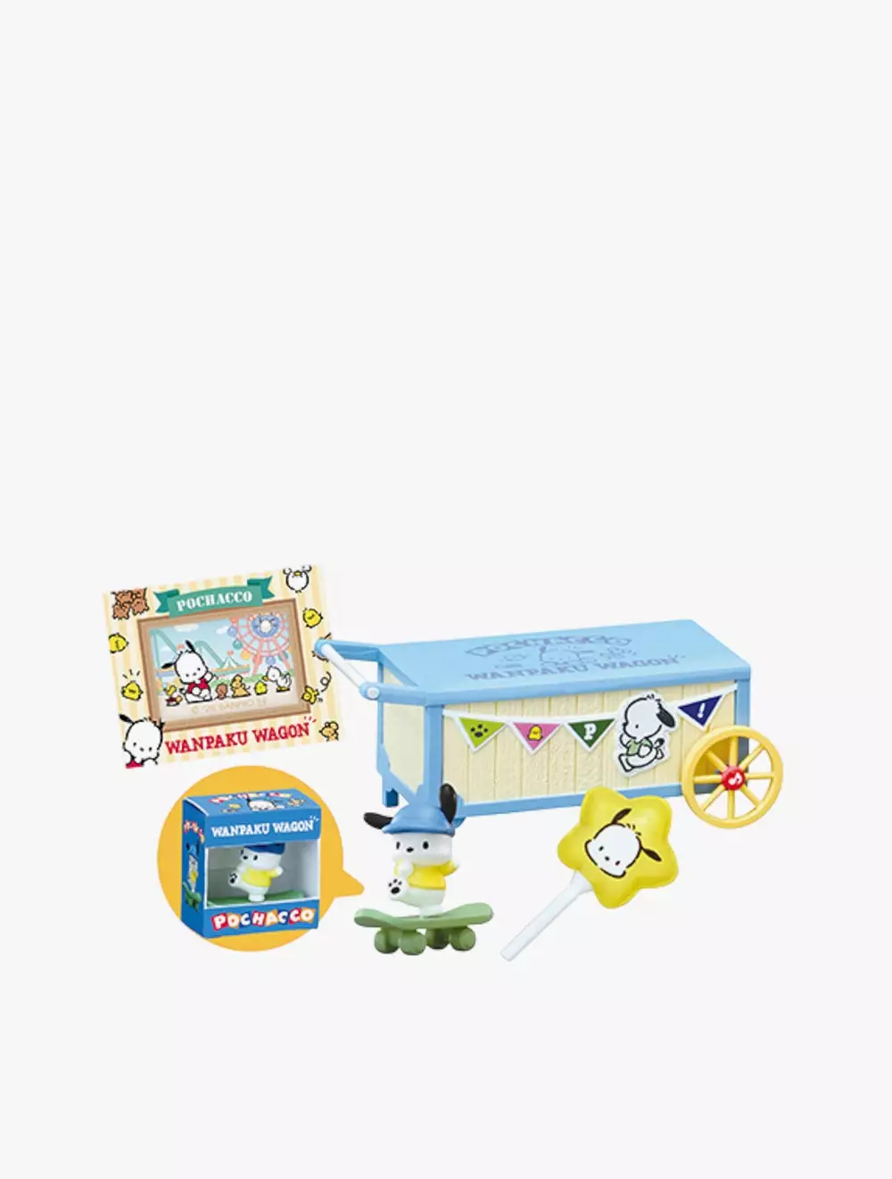 RE-MENT POCHACCO PARK SNACK WAGON BLINDBOX