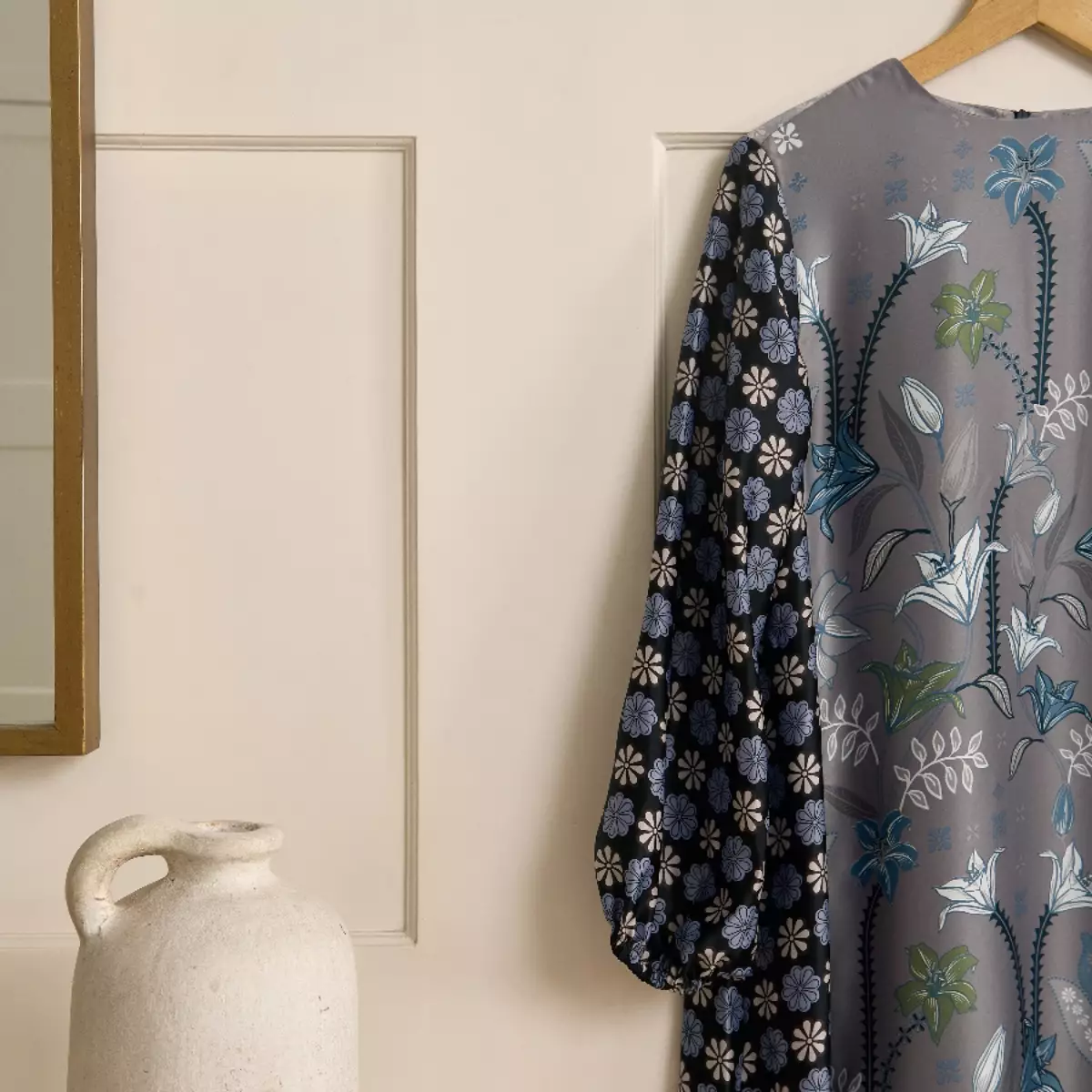 [New Collection] ZM Zaskia Mecca - Rinka Grey Black | Gamis Wanita | Primadona Lilya Raya | Ramadhan Series