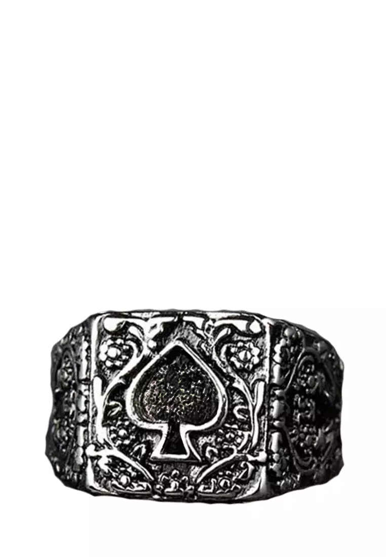 Spade Stainless Steel Ring