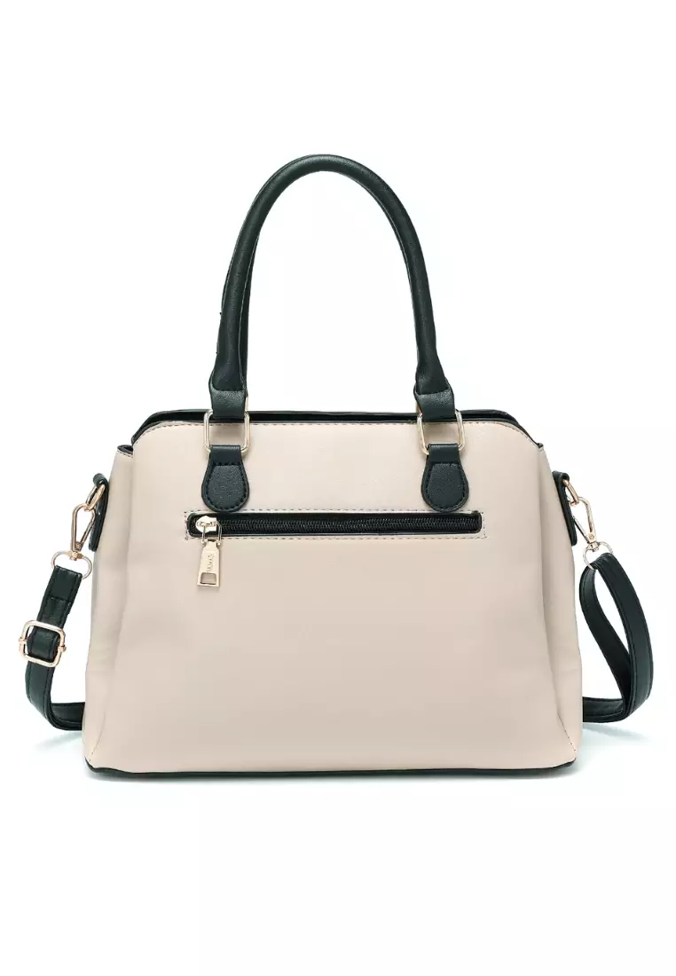 GYKACO Tas Wanita Hand bag - MEGAN Mocca - Fashion Top Handle Bag (Import)