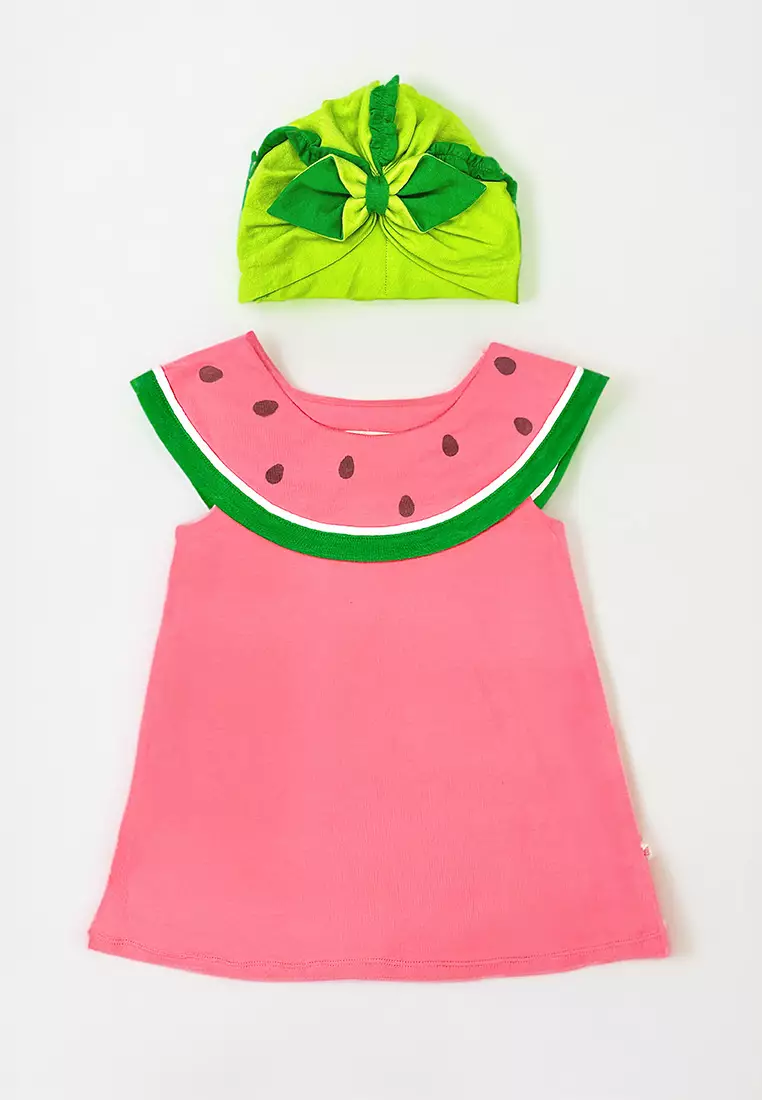 Vintage watermelon dress baby 2025
