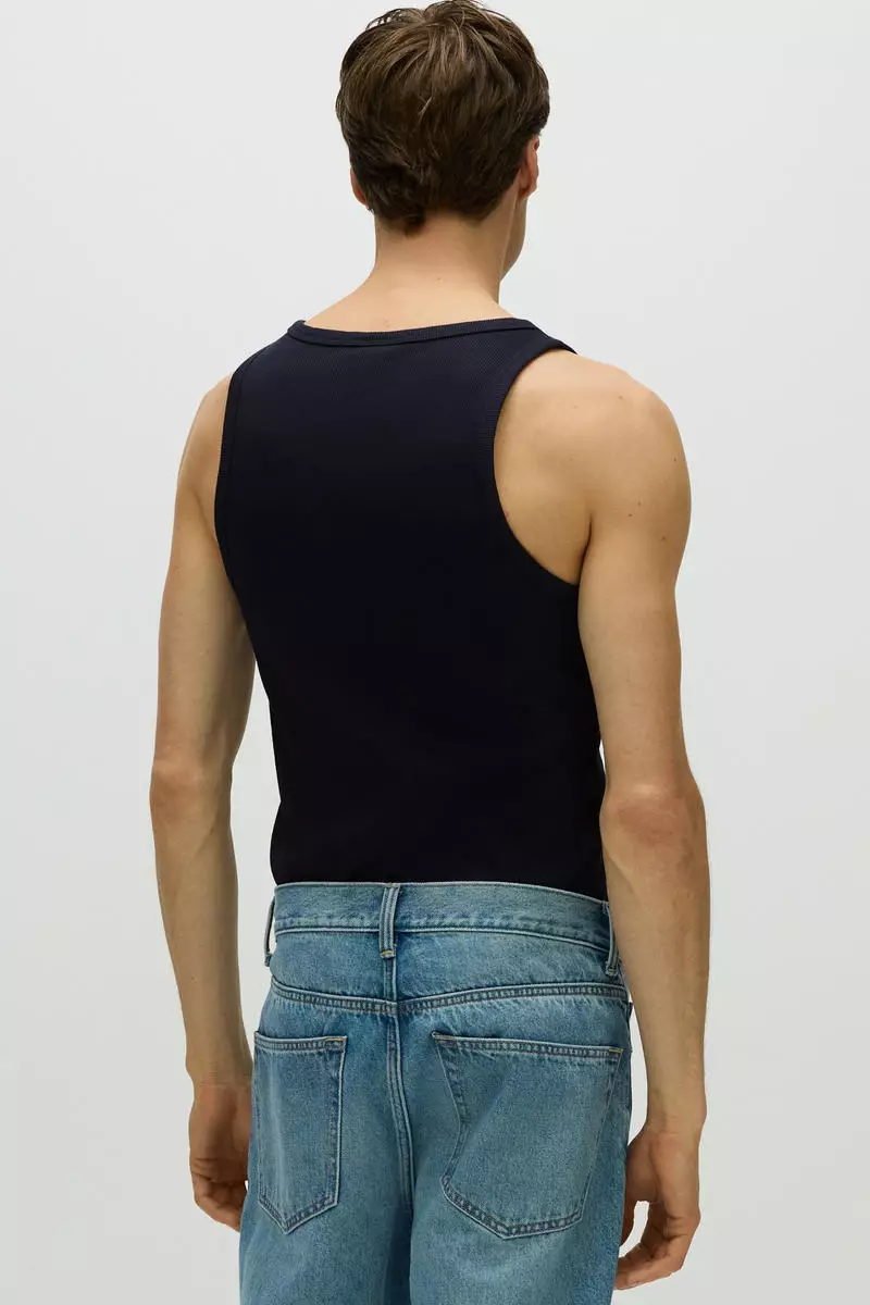 Slim Fit Ribbed vest top