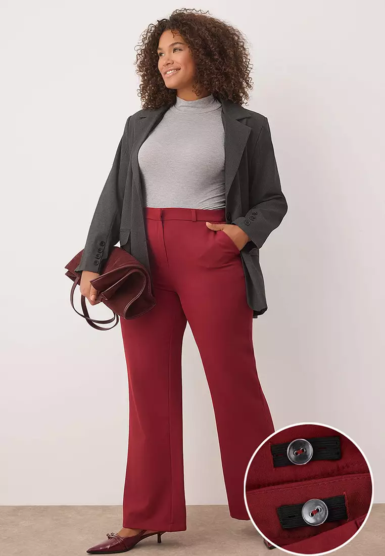 Plus Size Adjustable Waist Pants