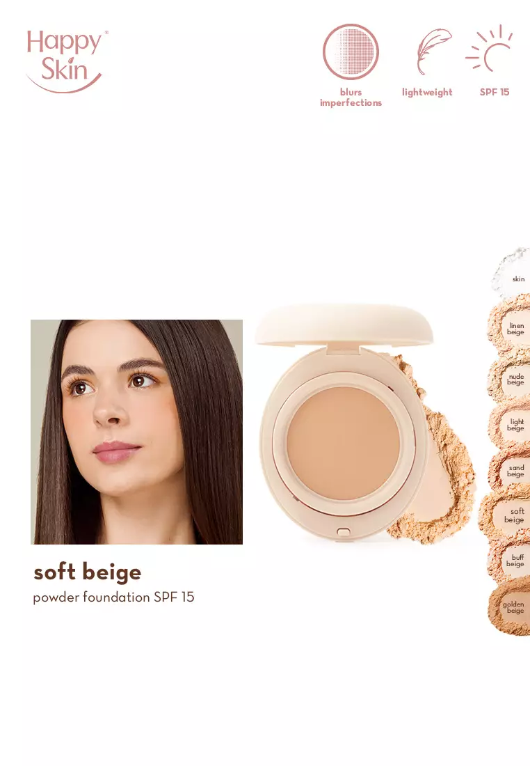 Discount on Happy Skin  shoes - SKU: Off Duty Powder Foundation In Soft Beige