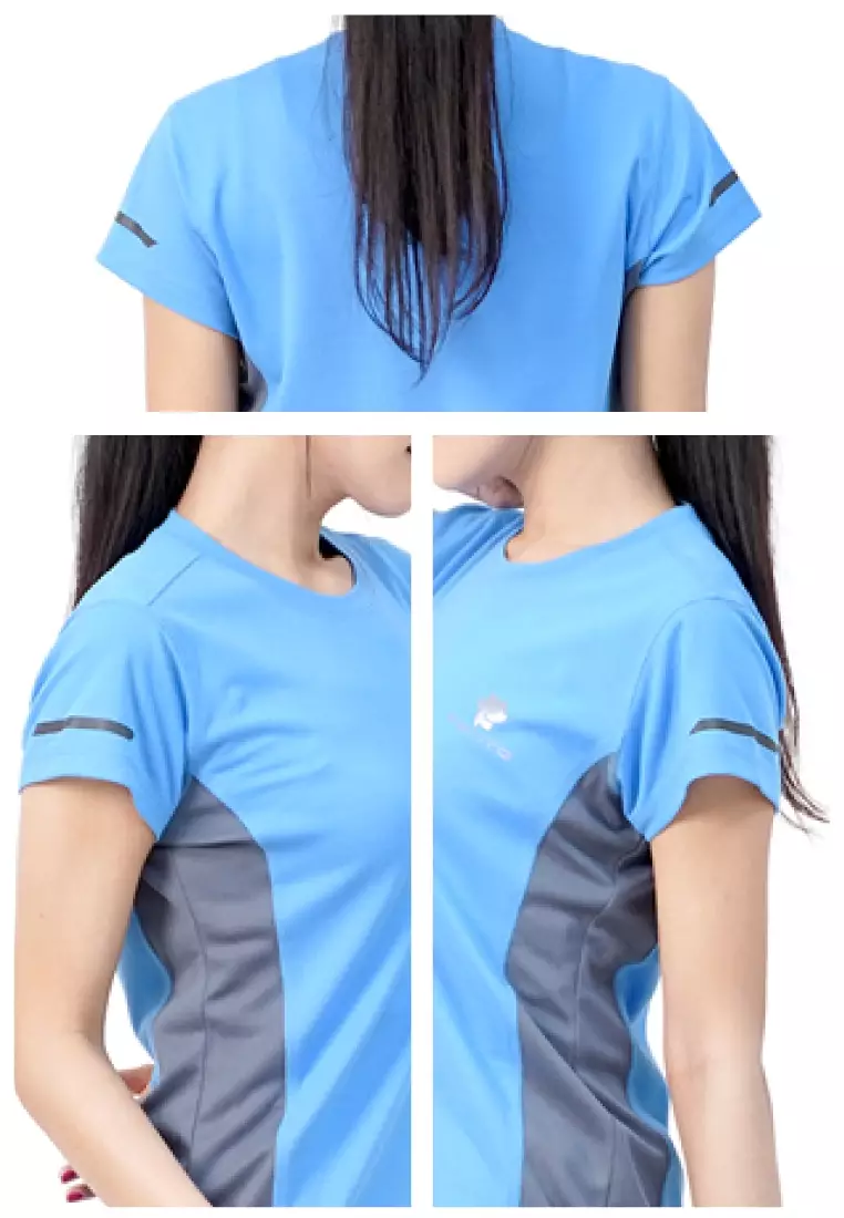 Tiento Kaos Olahraga Lari Baju Running Gym Dry Fit Extra Lite Wanita