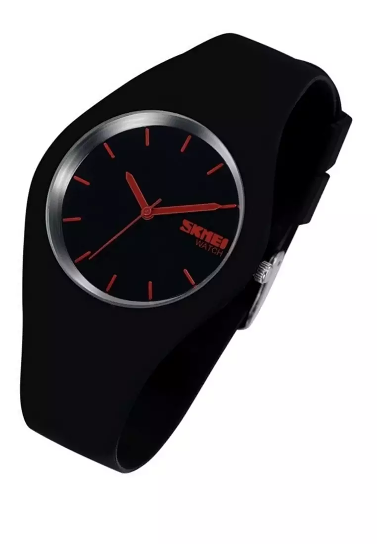 Jam Tangan Kasual Analog Wanita Waterproof Strap Tali Material Silicone SS11 ORIGINAL