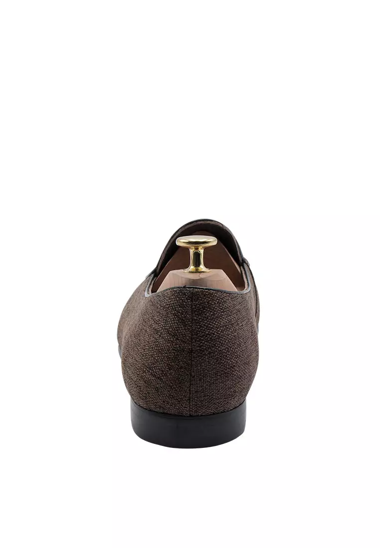 Rafael Mahagony Tassel Belgian Loafer