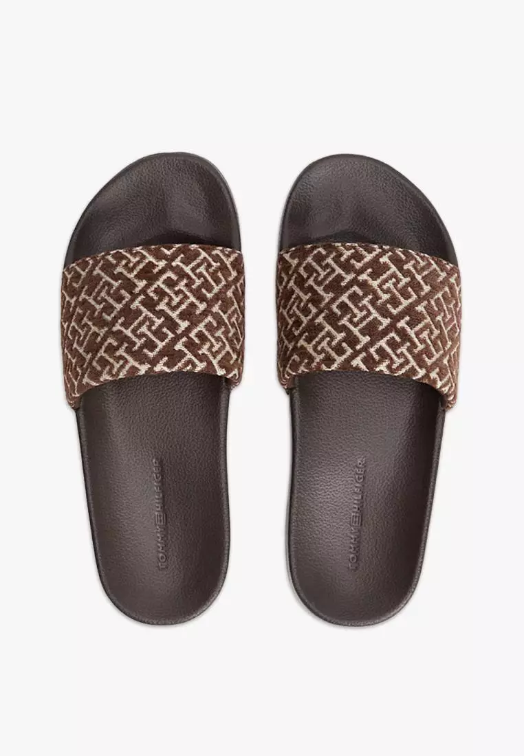 Jual Tommy Hilfiger Tommy Hilfiger - TH MONOGRAM POOL SLIDE Original ...
