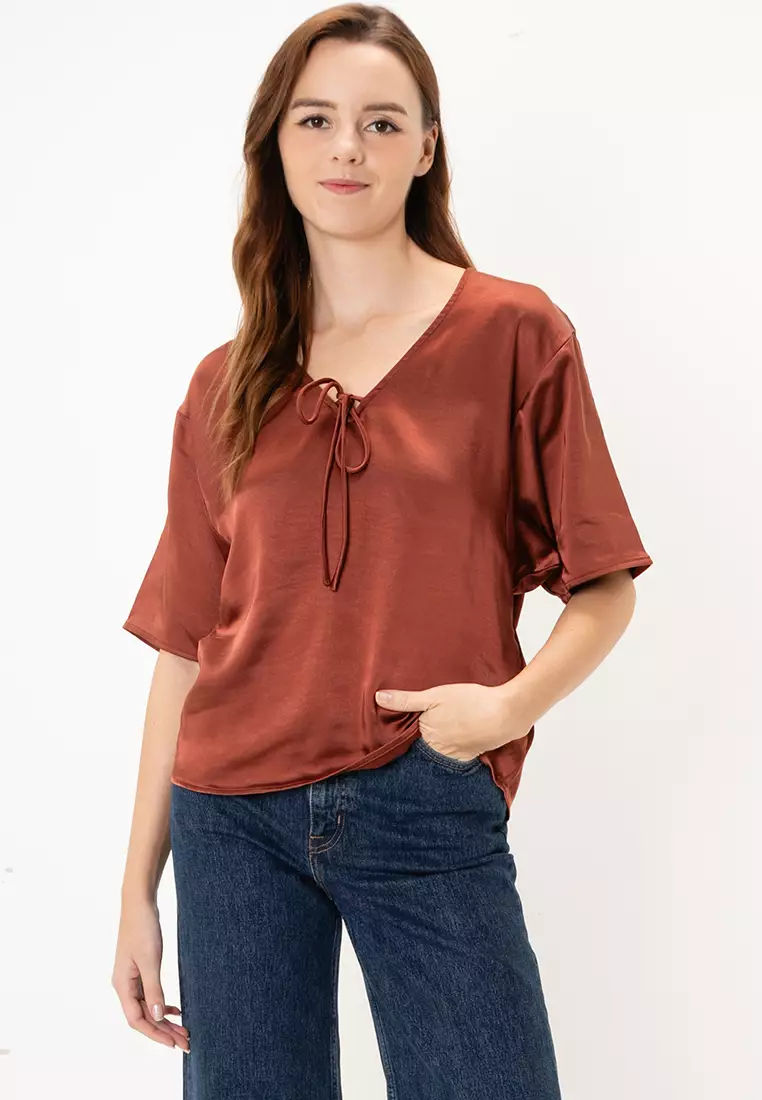 Buy Vero Moda River V-Neck Top 2025 Online ZALORA Philippines
