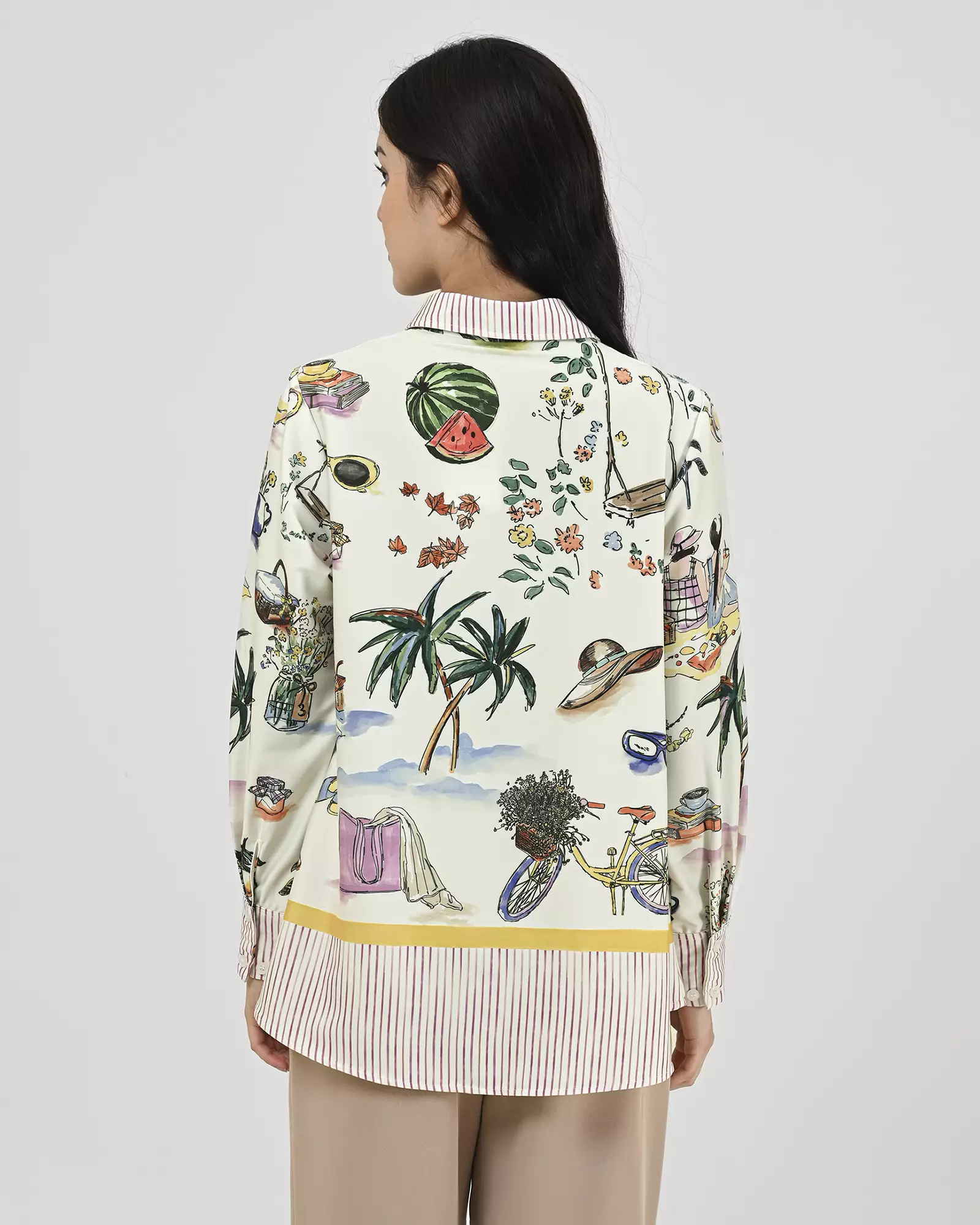 Geulis.id SASHA SHIRT - Brokenwhite