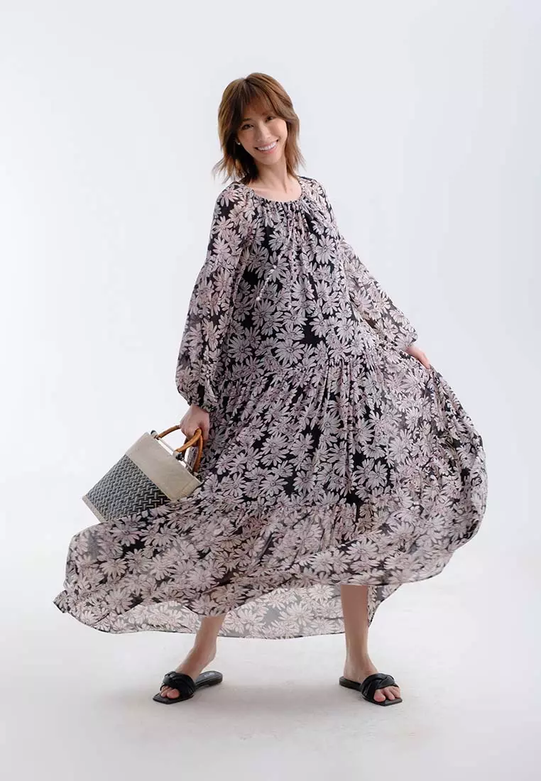 Buy F2 Fashion and Freedom Scent of Summer Maxi Chiffon Dress