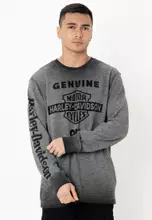 韓国発!【Ayn】Harley Santa Maria Pigment Long Sleeve Buy Harley-Davidson Harley-Davidson® Oil Can Slub Long