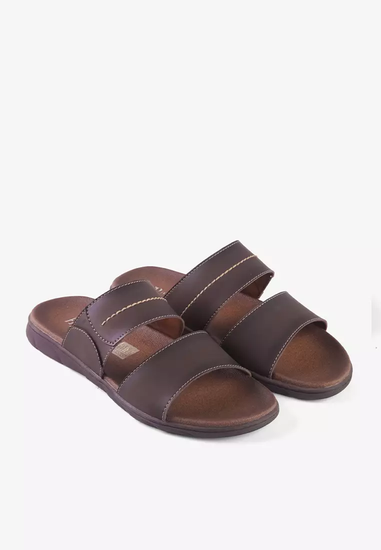 Sandal Jepit Pria Flip Flop Kulit Anti Slip M.Franz 02