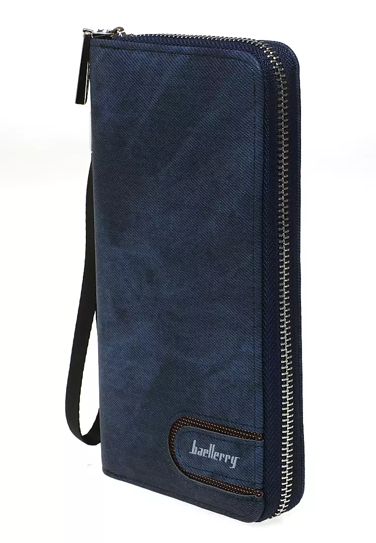 Long Wallet Dompet Panjang Pria Wanita Simple Design Material Kulit Leather ORIGINAL