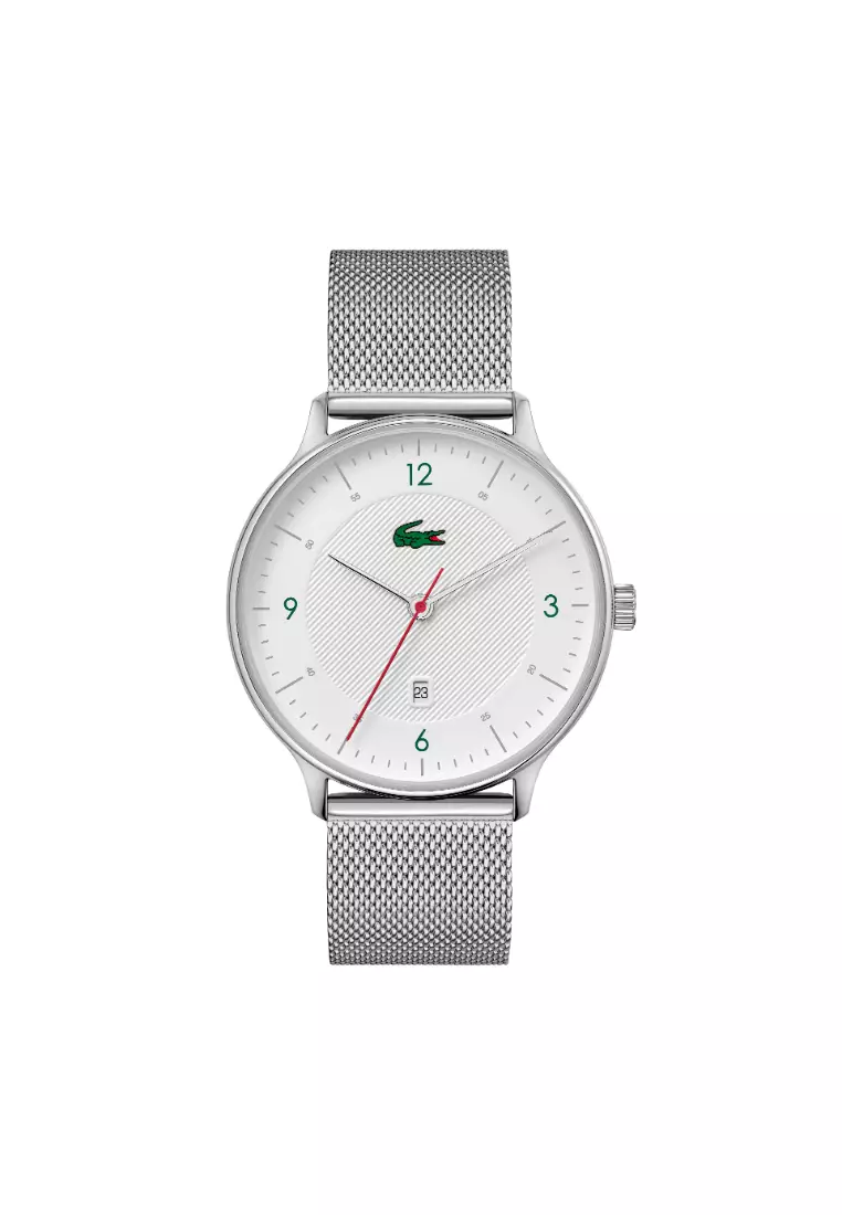 Mens white lacoste clearance watch