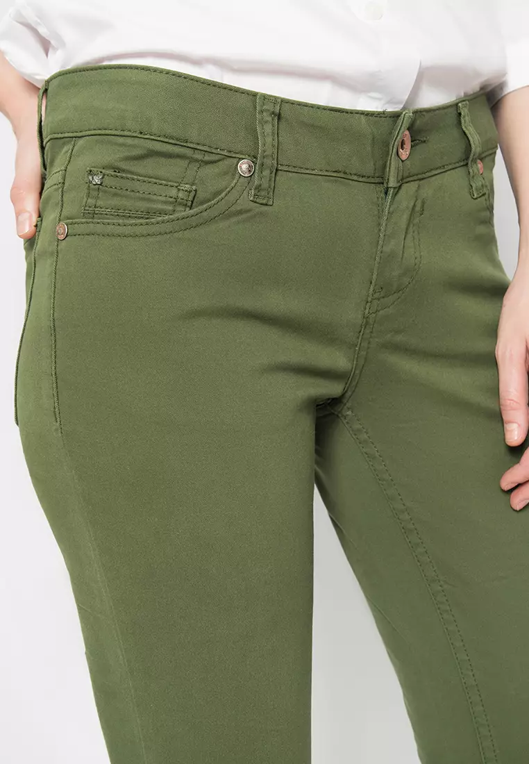 LGS - Celana Wanita - Jeans - Hijau Army - LLCT.118.931.878.7C