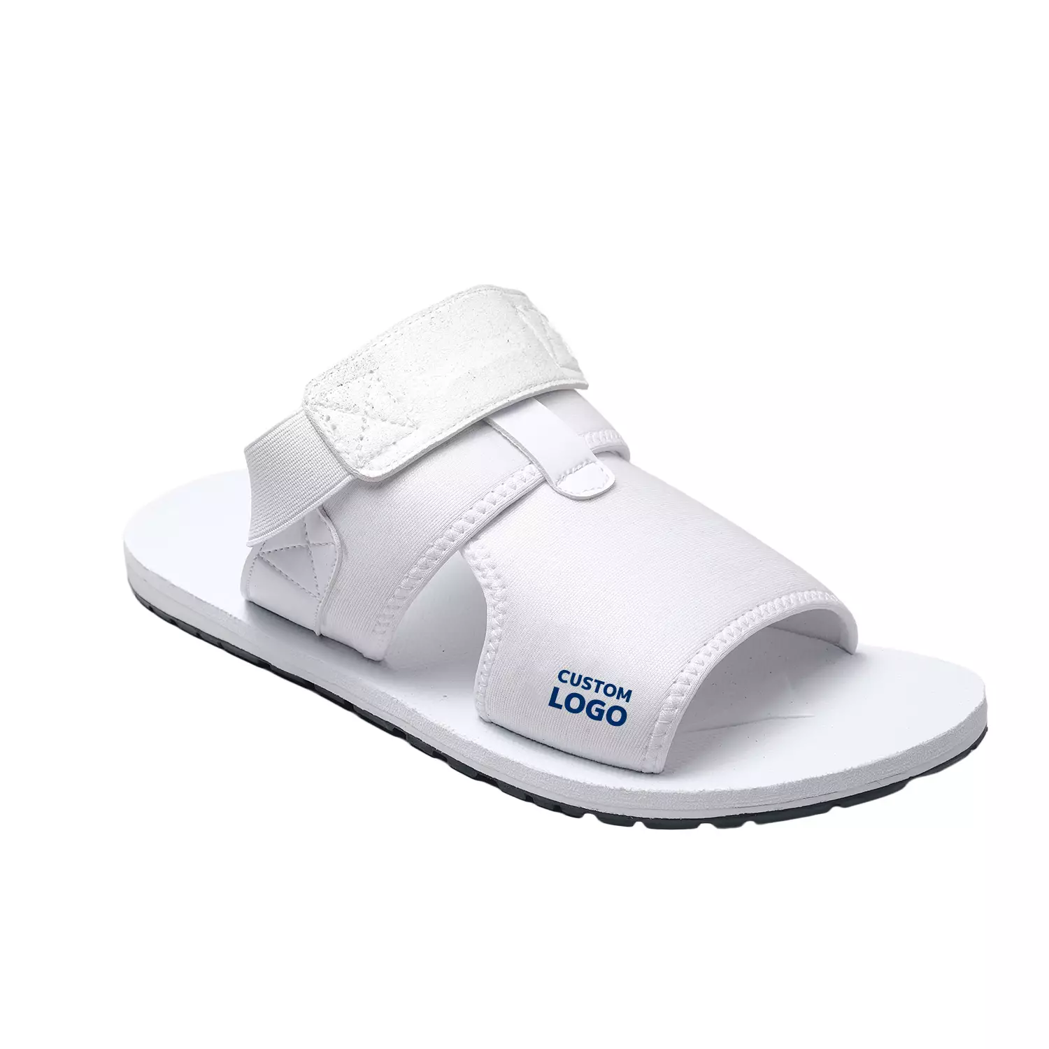 Footstep Footwear Sandal Pria Azhar - White Sendal Lebaran Haji Umroh Umrah Safar Mudik Kasual Anti Slip