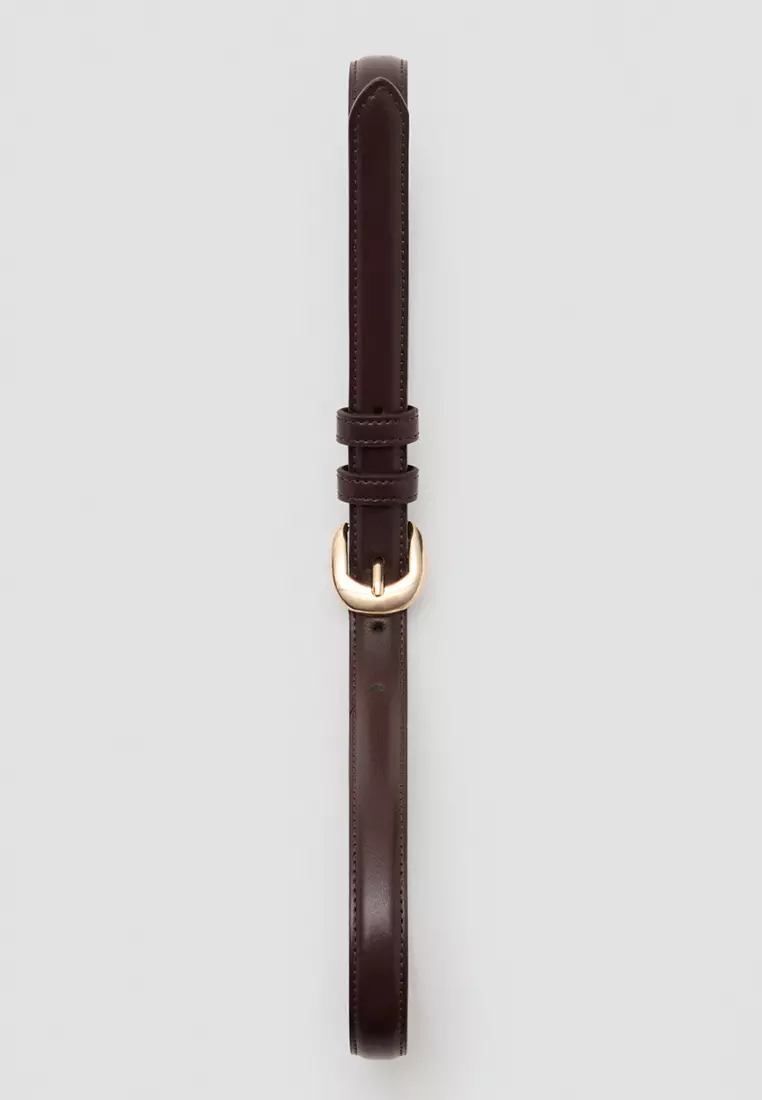 Buckle Skinny Belt