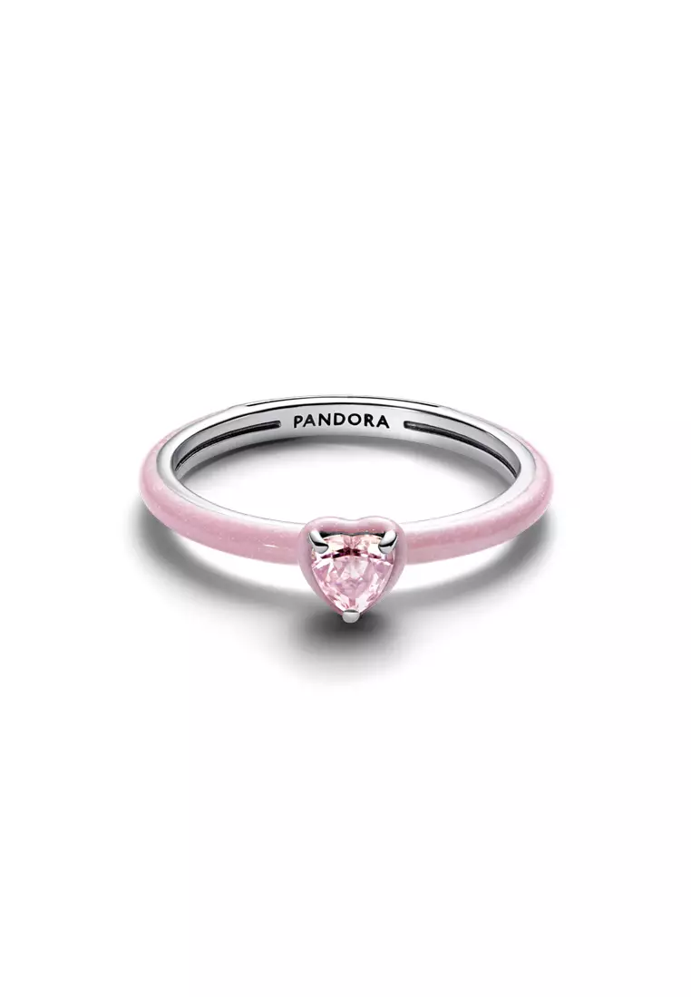 Pandora ME Pink Chakra Heart Ring