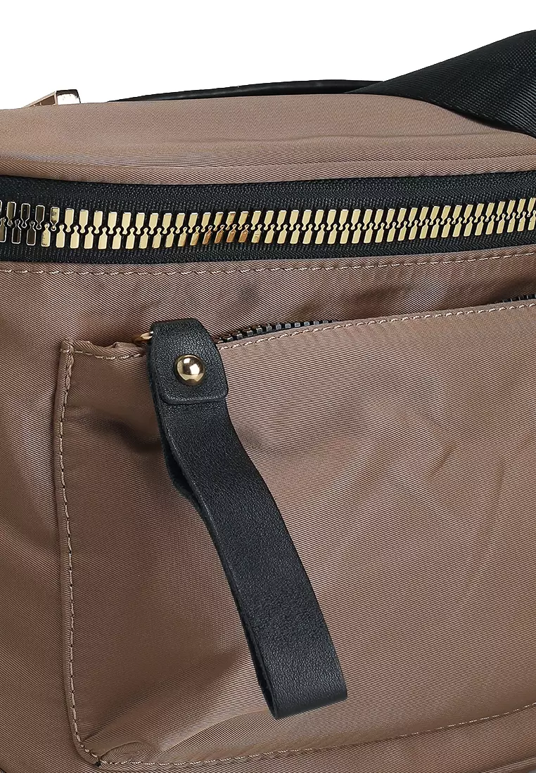 Nylon Convertible Satchel Bag