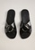 Mango black Buckle Leather Sandals B72F9SH7504F3EGS_4