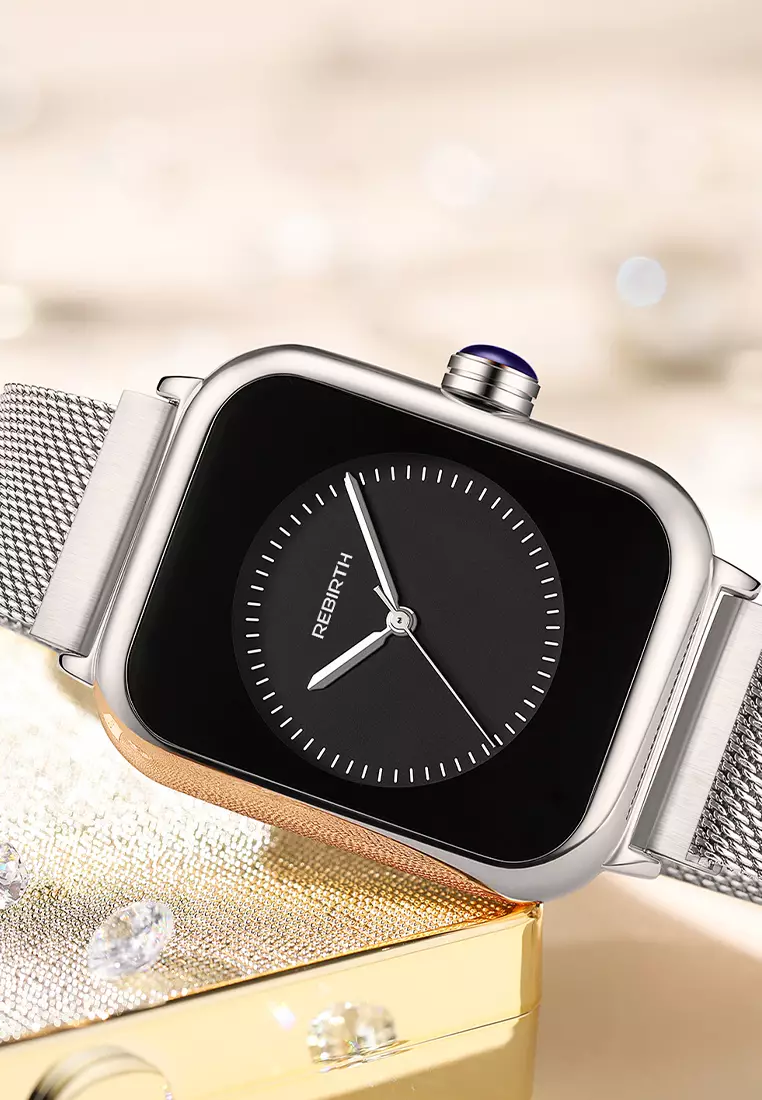 jam tangan wanita special design tali stainless steel anti air jam tangan cewek