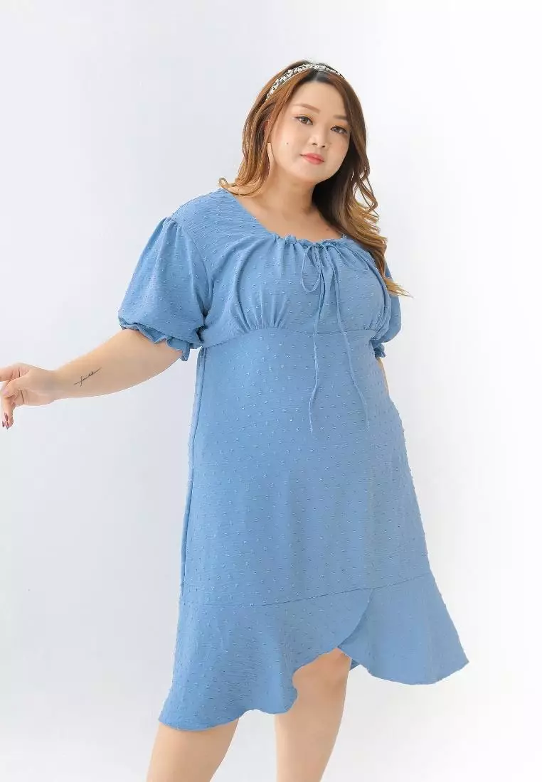 light blue dress plus size