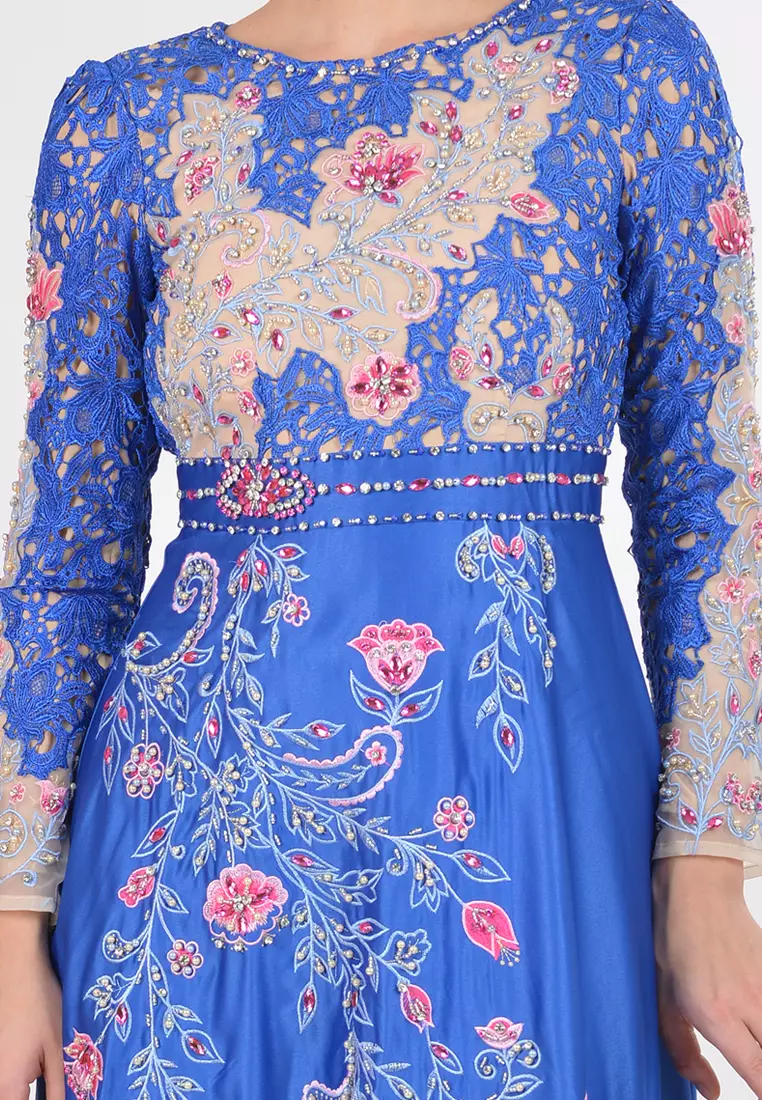 Bibiq Gamis Brokat Satin