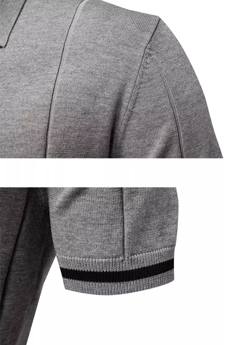 Business Textured Polo Shirt AX-PSD8037