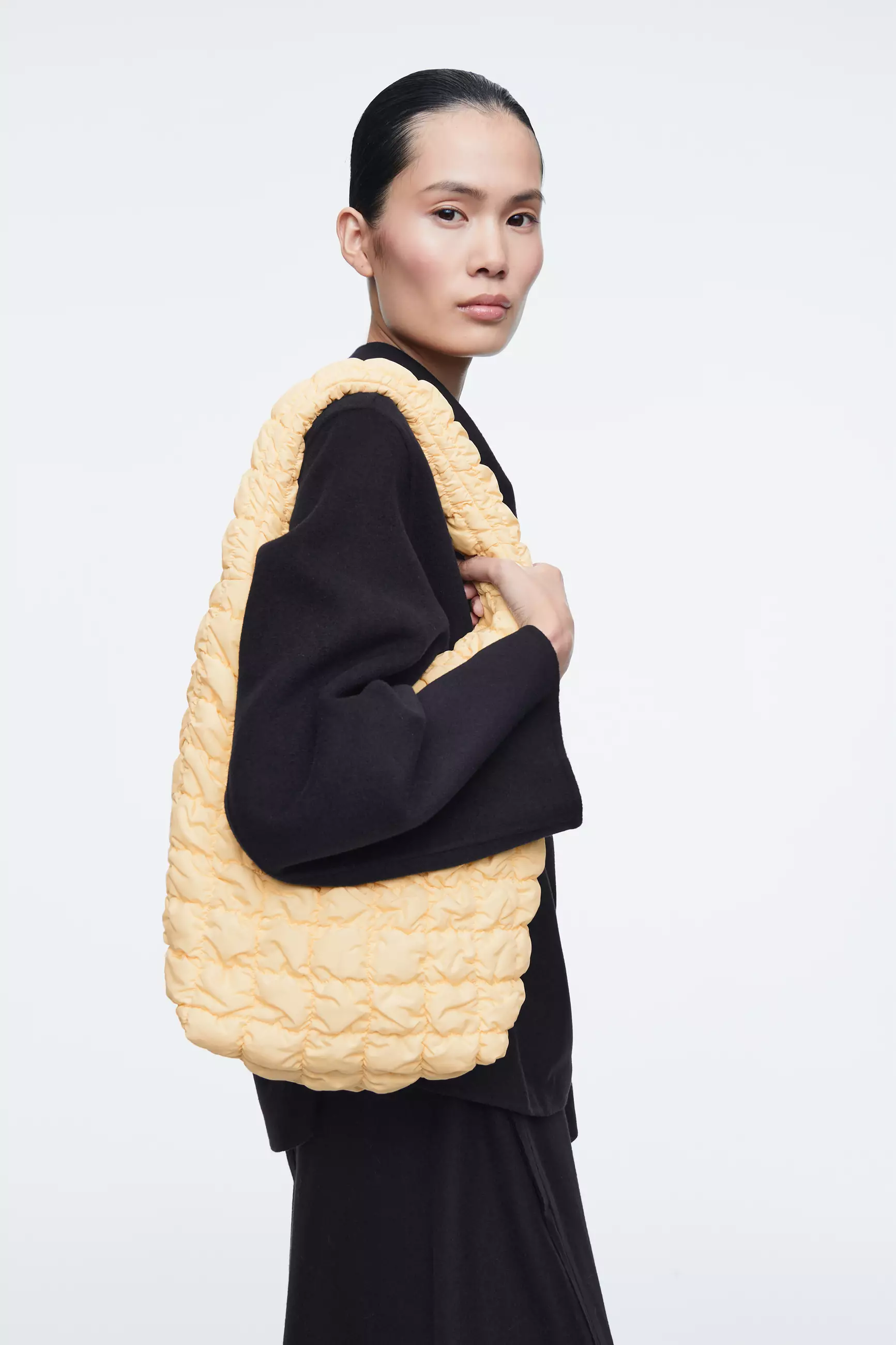Buy COS Quilted Mini Tote 2025 Online | ZALORA