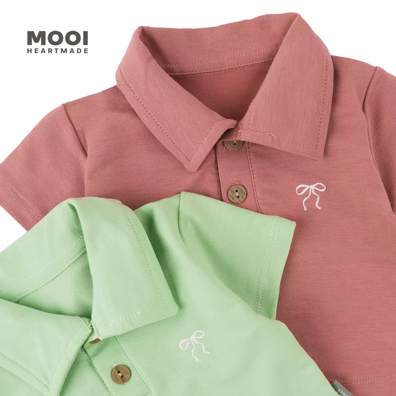 Mooi Atasan Anak Perempuan Chelsea Top - Sage Green