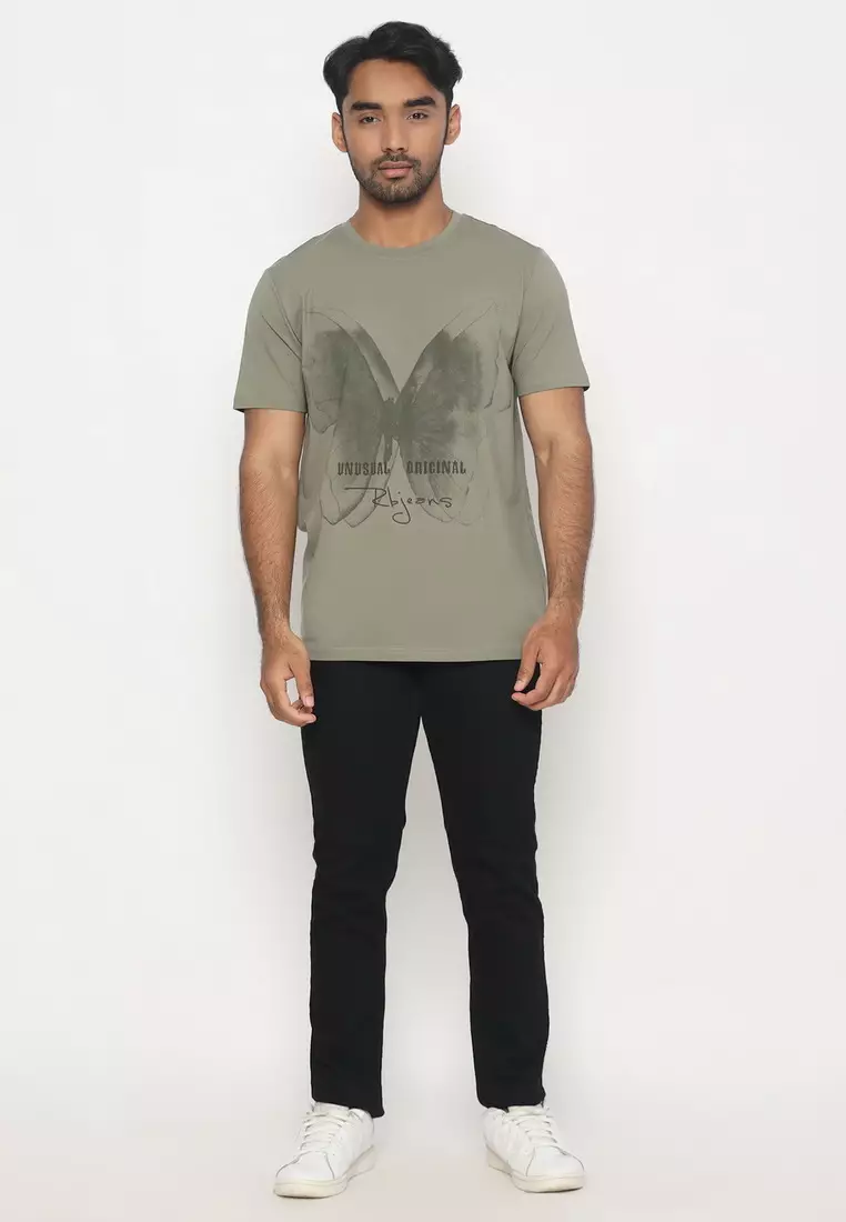 RBJ T-Shirt Cotton Spandex Pria 2562370031