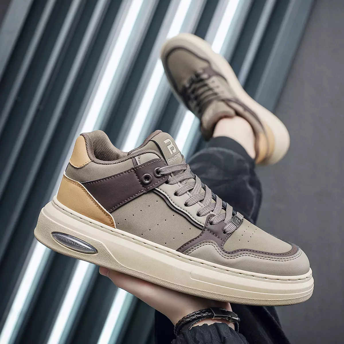 Sepatu Pria Boots Modis Bertali Sepatu Kerja Cowok QN182